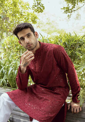 Diwali Sparkle for Men: 5 Lit Chikankari Outfit Ideas – House of Chikankari