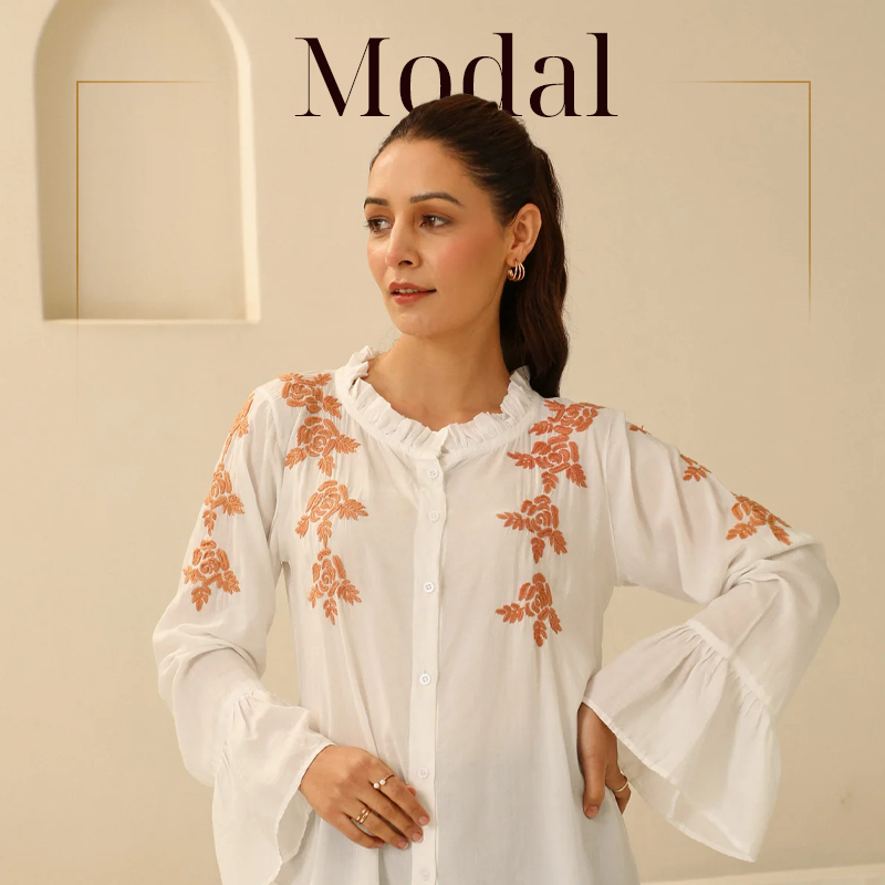 Modal Chikankari Kurtas