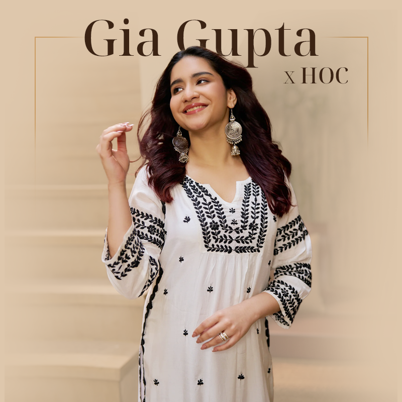 Gia Gupta x House Of Chikankari