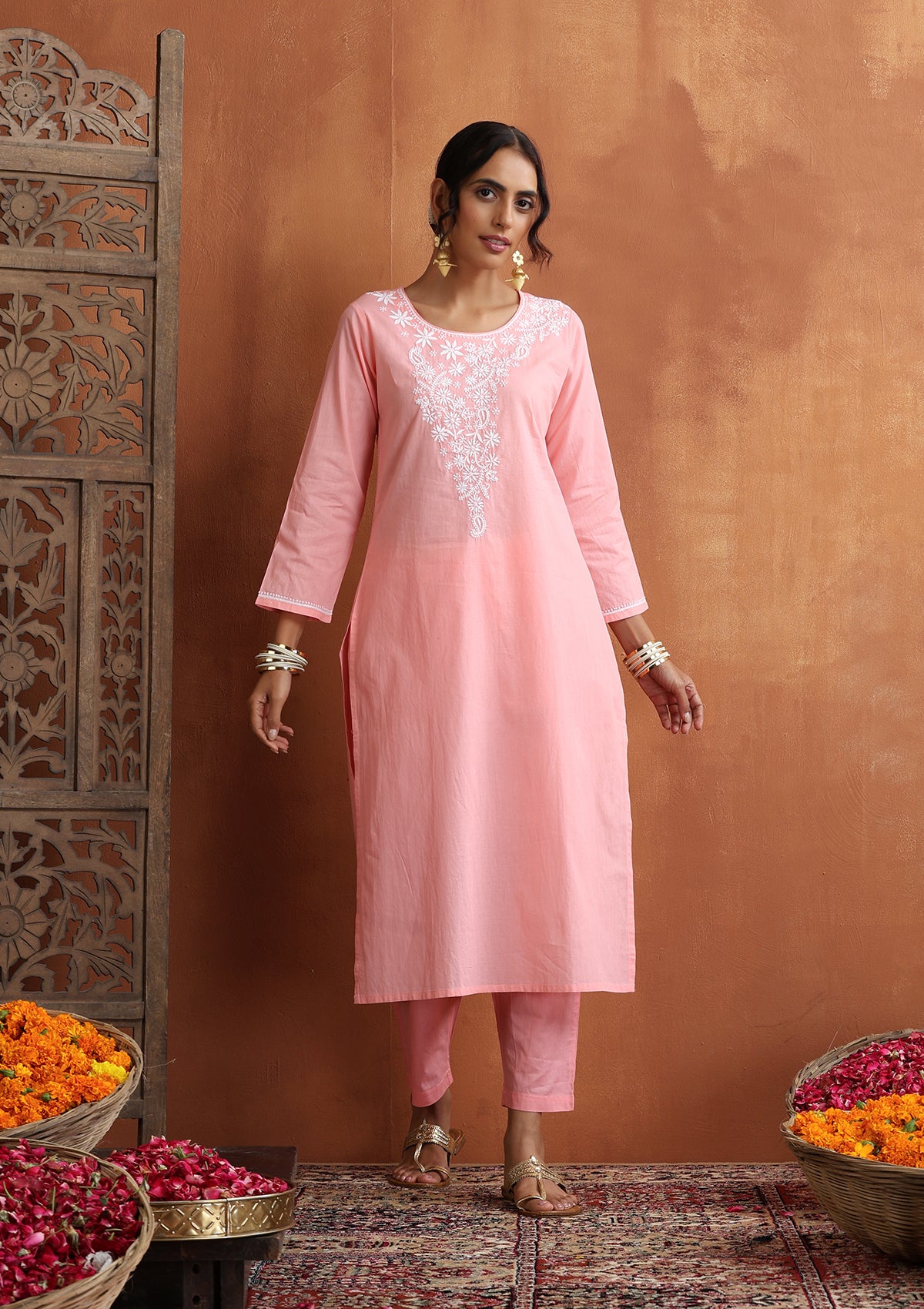 Diwali Kurtis Buy Chikankari Kurtis for Diwali Festival Online House of Chikankari